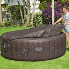 Spa gonflable Bestway SaluSpa St Moritz + Piscine antidérapante sous-marine Bestway SaluSpa