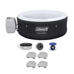 Bestway Coleman Miami AirJet Inflatable Hot Tub with 4 SaluSpa Non-Slip Spa Seat
