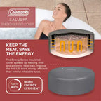 Spa gonflable Bestway Coleman Miami avec 2 sièges SaluSpa et 2 oreillers repose-tête