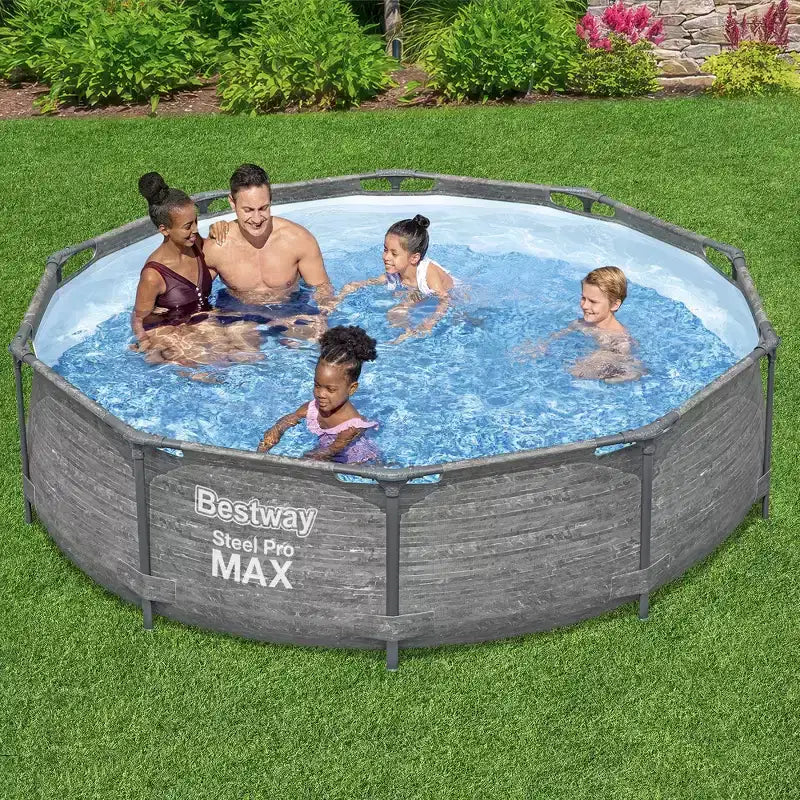 Piscine hors sol Bestway Steel Frame avec pompe de filtration et filtre