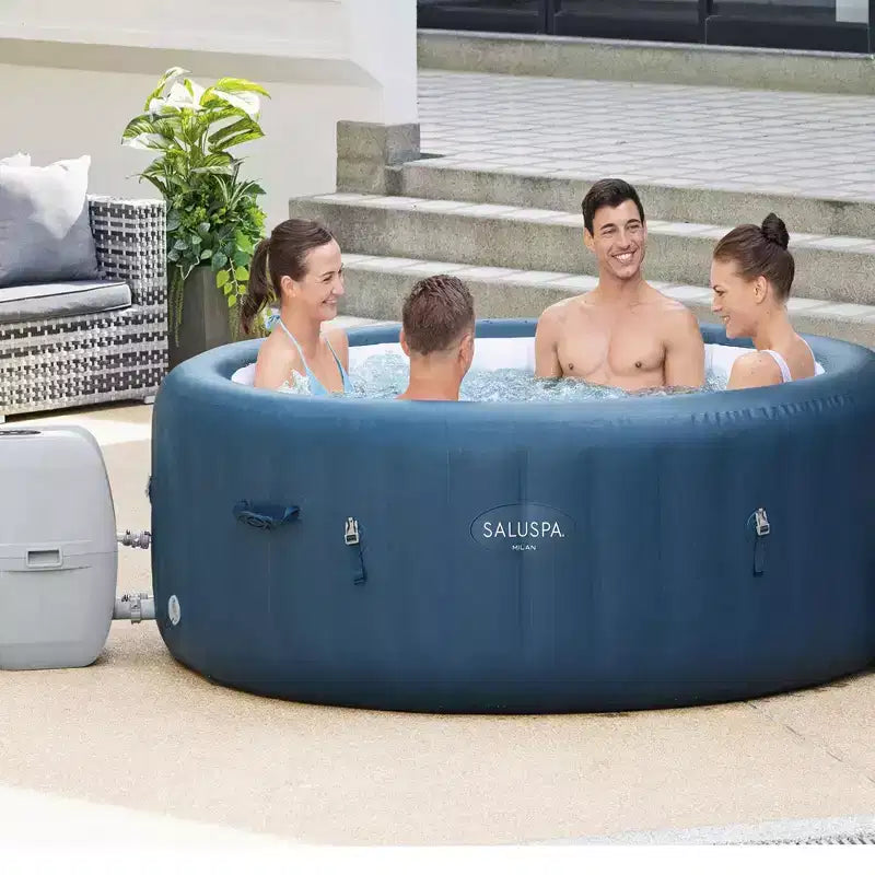 Spa gonflable Bestway SaluSpa Milan + Siège de spa Bestway SaluSpa (lot de 2)