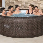 Spa gonflable Bestway Coleman St Moritz avec 4 places SaluSpa et 2 oreillers appuie-tête