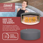 Bain à remous gonflable Bestway Coleman Sicily AirJet avec 4 sièges antidérapants SaluSpa