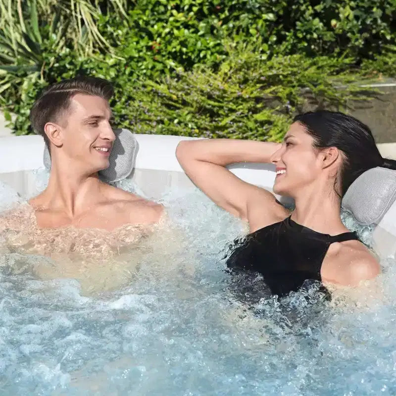 Bain à remous gonflable Bestway Hawaii avec 4 sièges SaluSpa et 2 oreillers appuie-tête