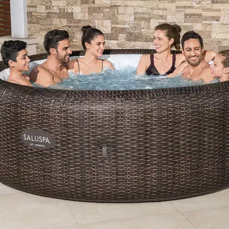 Spa gonflable Bestway Coleman St Moritz AirJet avec 2 sièges antidérapants SaluSpa