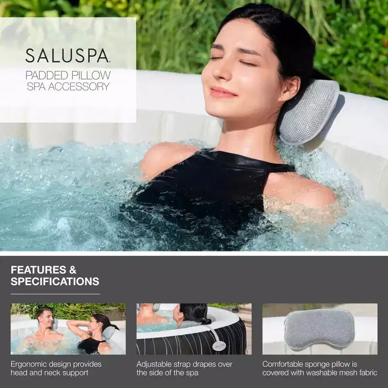 Spa Bestway Coleman St Moritz avec 2 sièges SaluSpa et 2 coussins d'appui-tête