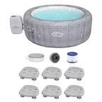 Bestway Coleman Honolulu AirJet Inflatable Hot Tub with 6 Pack SaluSpa Spa Seat