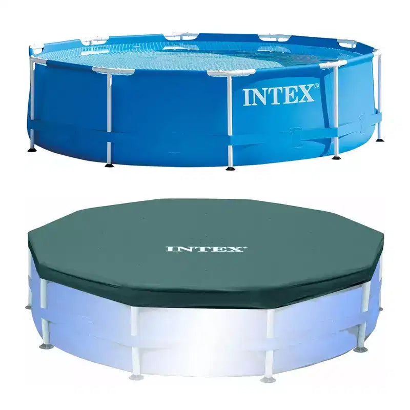 Intex Metal Frame Round Above Ground Swimming Pool