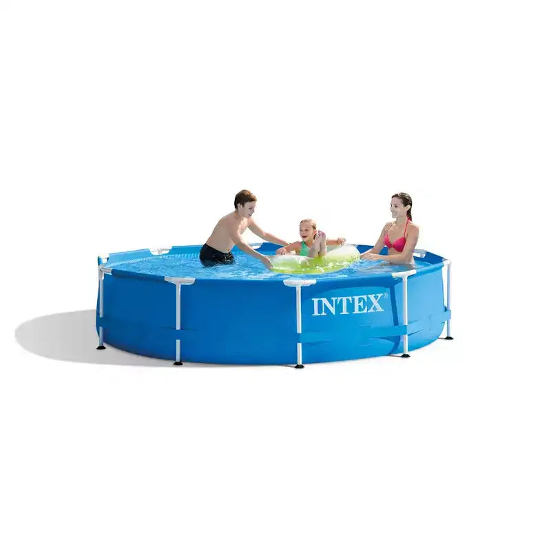 Piscine hors-sol ronde Intex à cadre métallique