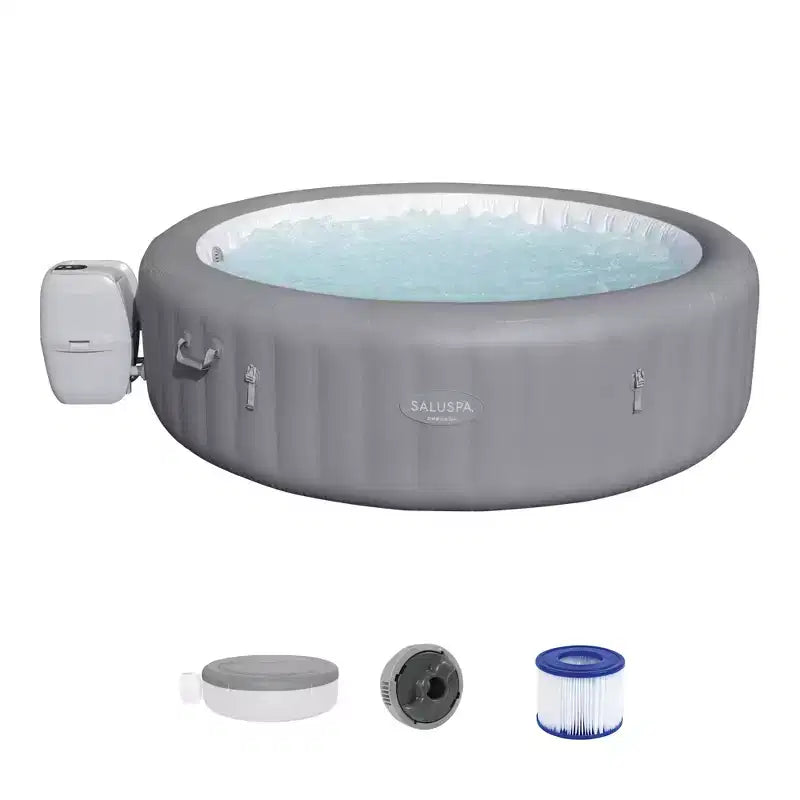 Spa gonflable Bestway SaluSpa Grenada AirJet, 4 sièges de spa et 4 appuie-têtes