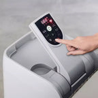 Bestway SaluSpa AirJet Spa gonflable carré avec 6 sièges antidérapants submersibles pour piscine et spa avec pieds réglables, gris