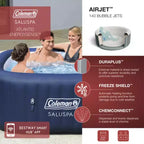 Spa gonflable Bestway Coleman + 2 sièges de spa Bestway SaluSpa + Oreiller Bestway SaluSpa