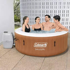 Spa Coleman SaluSpa Ponderosa avec 4 sièges et 4 oreillers Bestway SaluSpa