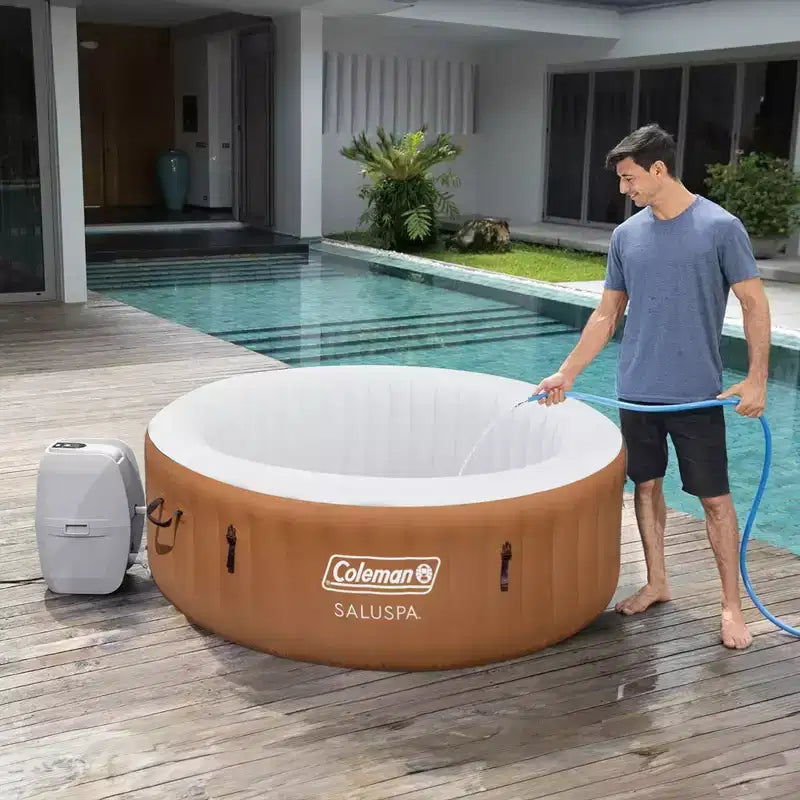 Spa Coleman SaluSpa Ponderosa avec 4 sièges et 4 oreillers Bestway SaluSpa