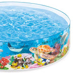 Piscine instantanée Intex SnapSet Kiddie de 2,4 x 2,4 m, bleu océan profond (Lot de 2)
