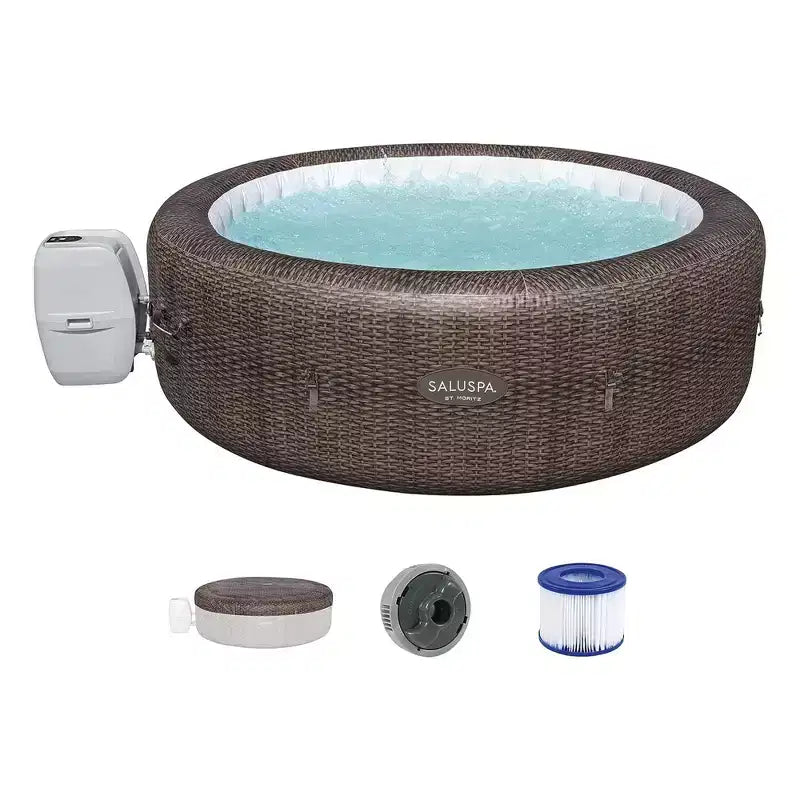 Accessoire cascade lumineuse SaluSpa avec spa gonflable Bestway SaluSpa AirJet