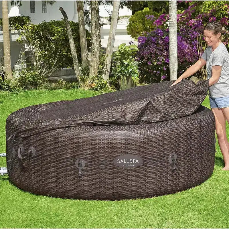 Accessoire cascade lumineuse SaluSpa avec spa gonflable Bestway SaluSpa AirJet