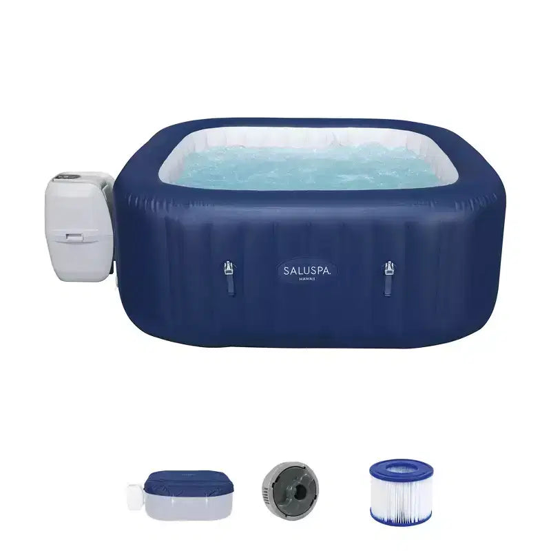 Accessoire Cascade de Spa LED SaluSpa avec Spa Gonflable Rond Bestway AirJet