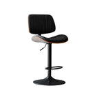 Tabourets de bar pivotants réglables modernes en similicuir