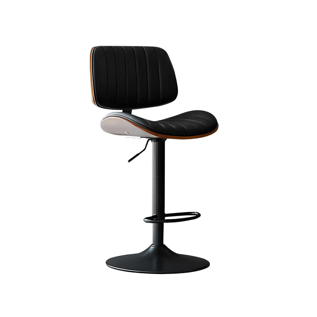 Tabourets de bar pivotants réglables modernes en similicuir