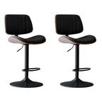 Tabourets de bar pivotants réglables modernes en similicuir