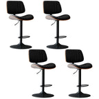 Tabourets de bar pivotants réglables modernes en similicuir