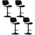 Tabourets de bar pivotants réglables modernes en similicuir