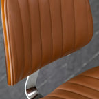 Tabourets de bar pivotants réglables modernes en similicuir