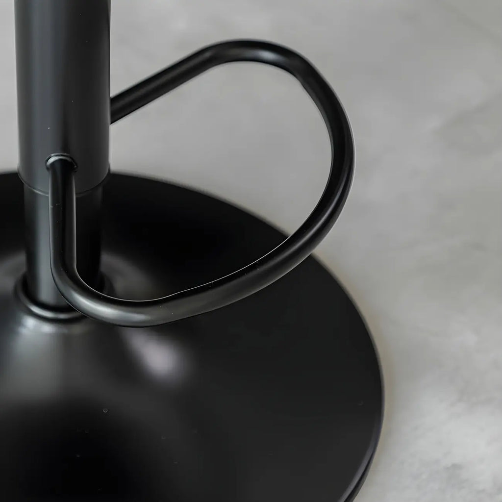 Tabourets de bar pivotants réglables modernes en similicuir