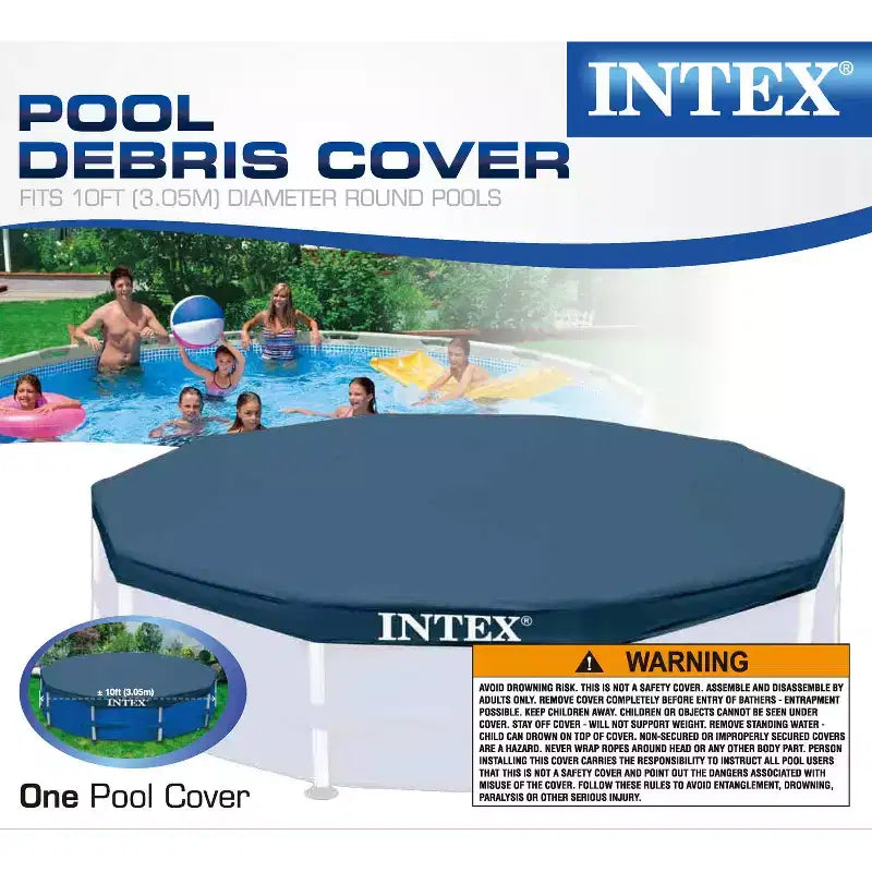 Piscine Intex 3,05 x 0,76 m + bâche de protection + cartouche filtrante (lot de 2) + pompe de filtration