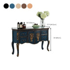 Console de rangement en bois de style français avec tiroirs