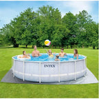 Piscine Intex Prism Frame Chevron Premium 4,88 m x 1,22 m avec pompe