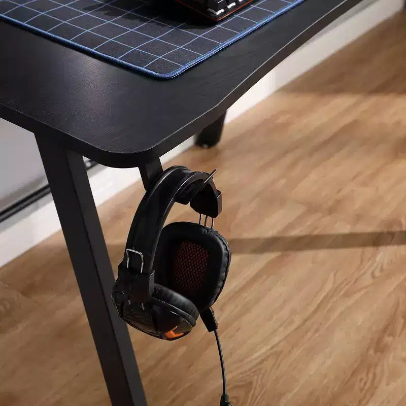 Scrivania da Gaming con luci LED e supporto per cuffie - Complementi d'arredo essenziali