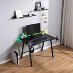 Scrivania da Gaming con luci LED e supporto per cuffie - Complementi d'arredo essenziali