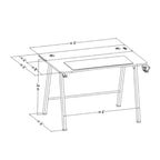 Scrivania da Gaming con luci LED e supporto per cuffie - Complementi d'arredo essenziali