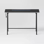Scrivania da Gaming con luci LED e supporto per cuffie - Complementi d'arredo essenziali