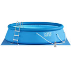 Piscine gonflable Intex Easy Set 4,57 m x 1,07 m avec pompe de filtration et kit d'entretien