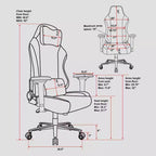 Chaise de jeu en tissu à mémoire de forme - Techni Sport