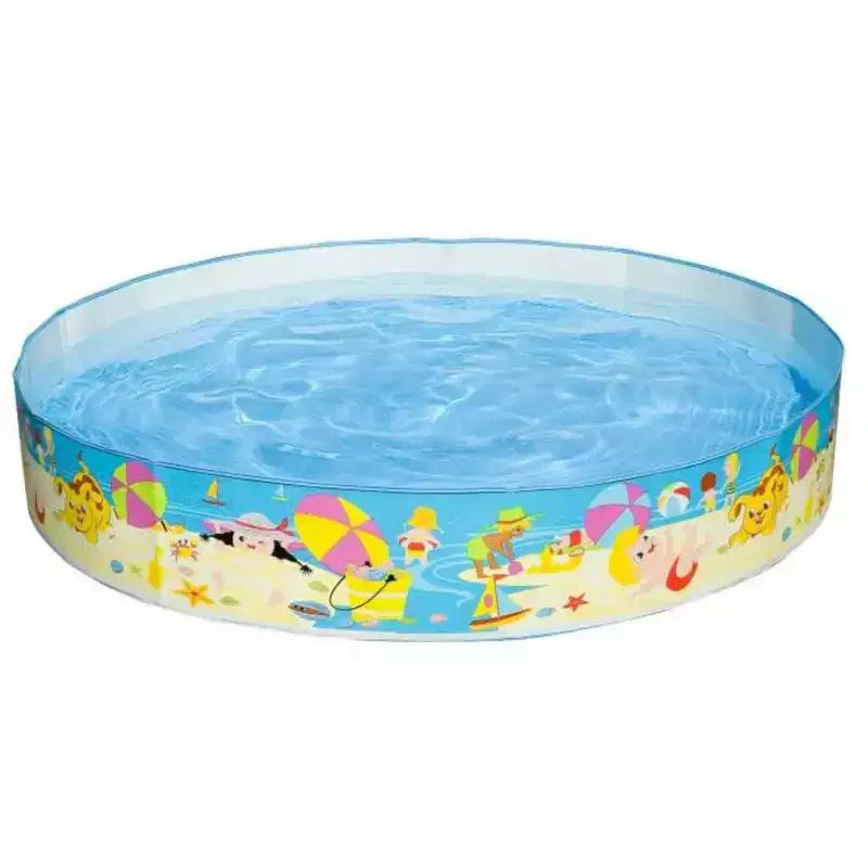 Piscine ronde instantanée Intex Beach Days Snapset pour enfants, offrant 2,9 m d'eau, capacité de 450 litres (6 unités)