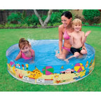 Piscine ronde instantanée Intex Beach Days Snapset pour enfants, offrant 2,9 m d'eau, capacité de 450 litres (6 unités)