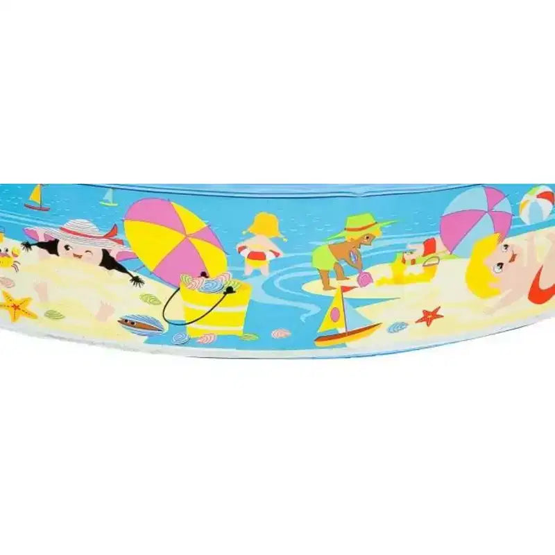 Piscine ronde instantanée Intex Beach Days Snapset pour enfants, offrant 2,9 m d'eau, capacité de 450 litres (6 unités)