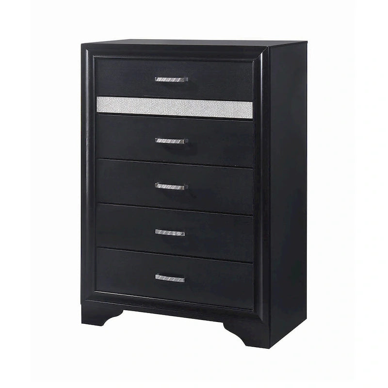 Ensemble de rangement contemporain Corbin 5 pièces pour chambre à coucher