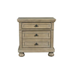 Ensemble de chambre à coucher 5 pièces Salinger en étain de New Classic Furniture avec 2 tables de chevet