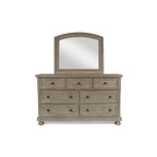 Ensemble de chambre à coucher 5 pièces Salinger en étain de New Classic Furniture avec 2 tables de chevet