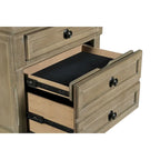 Ensemble de chambre à coucher 5 pièces Salinger en étain de New Classic Furniture avec 2 tables de chevet