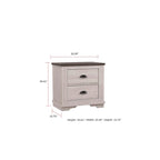 Ensemble de chambre à coucher rustique Marilyne 6 pièces gris craie style traîneau