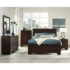 Ensemble de chambre à coucher Oatfield Transitional 4 pièces