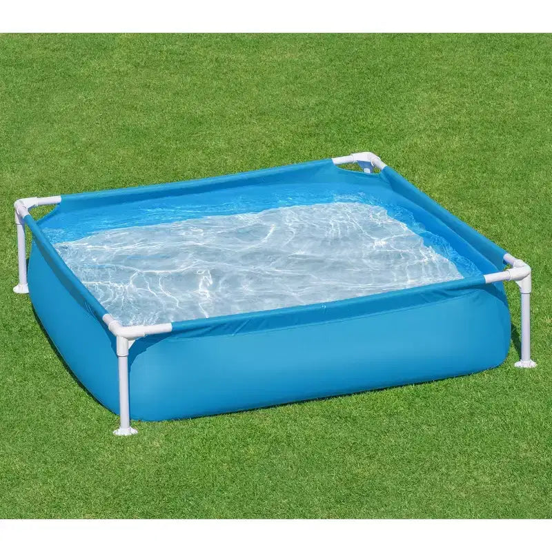 H2OGO! Ma première piscine hors sol à structure métallique 122 x 122 x 30 cm