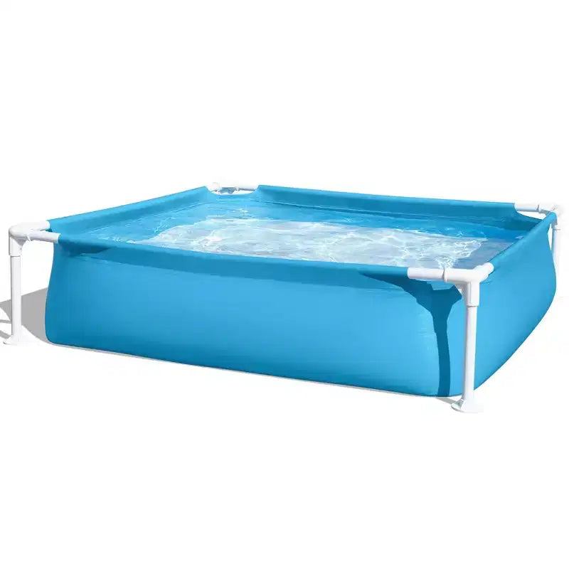 H2OGO! Ma première piscine hors sol à structure métallique 122 x 122 x 30 cm