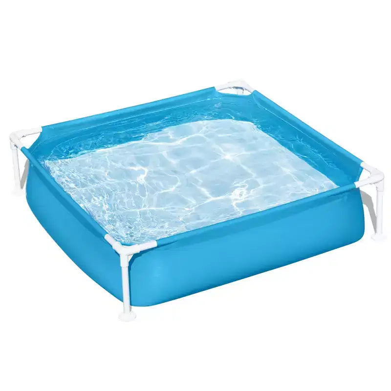H2OGO! Ma première piscine hors sol à structure métallique 122 x 122 x 30 cm
